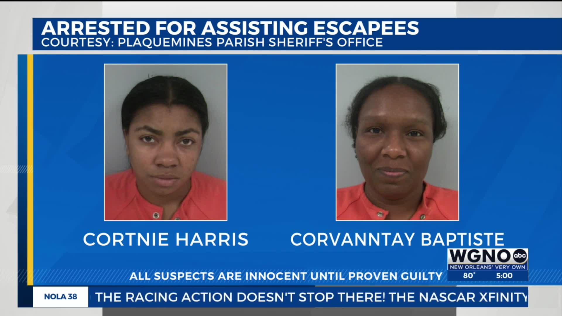 Two arrested, accused of helping Orleans Justice Center escapees – WGNO