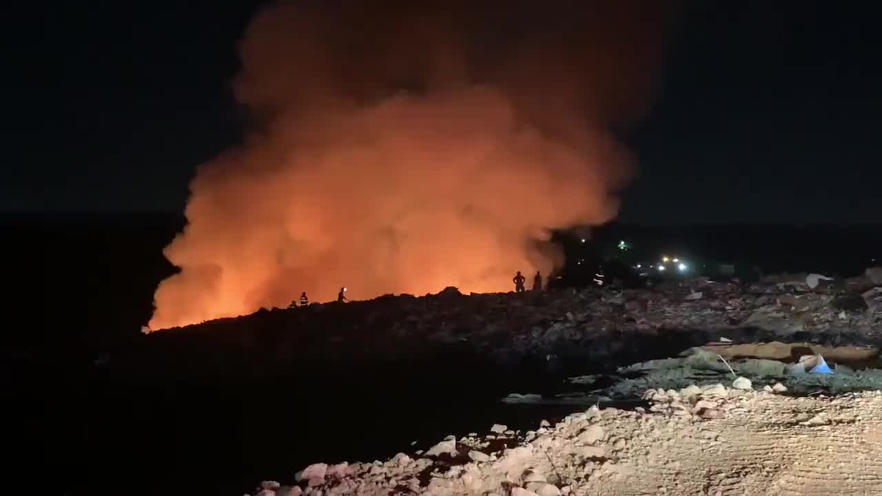 WinstonSalem Landfill Fire FOX8 WGHP