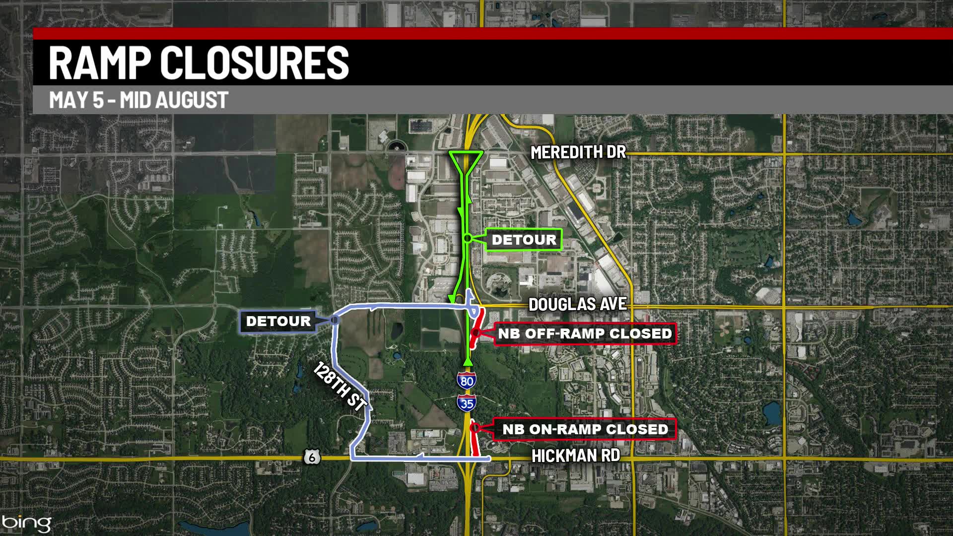 DOT ramp closure begins Monday – who13.com