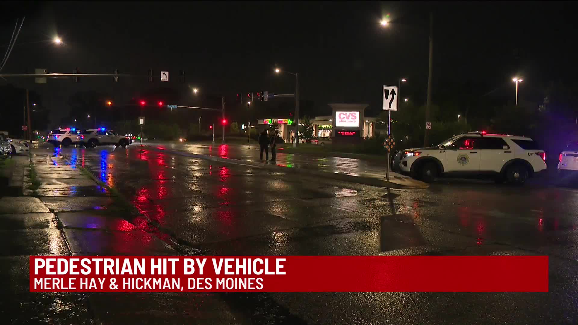 Pedestrian critically injured after being hit by vehicle in Des Moines ...