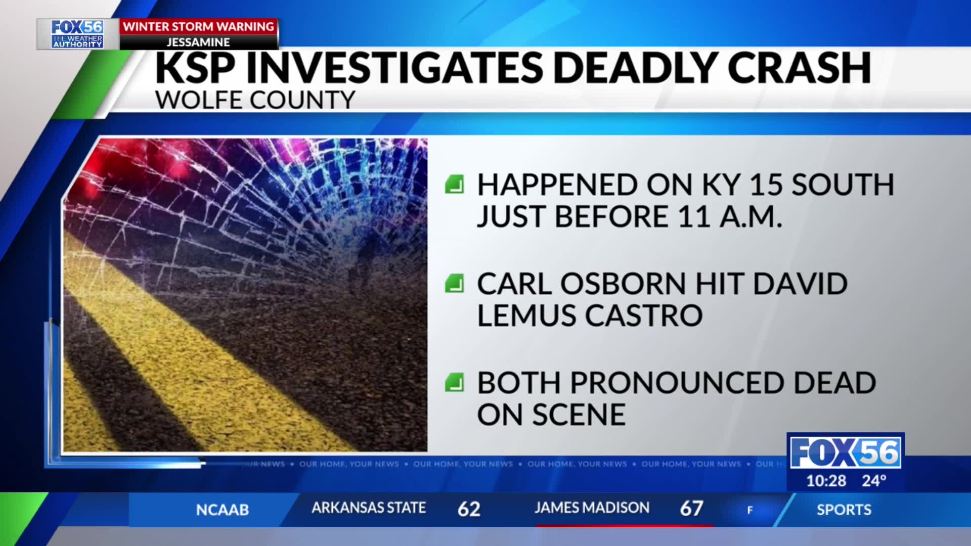 KSP investigates deadly Wolfe County crash – FOX 56 News